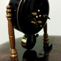 Стар механичен китайски будилник, настолен часовник, снимка 2 - Колекции - 44262422