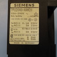 реле време Siemens 7PU2040-4AN20 220V 50Hz time relay, снимка 5 - Резервни части за машини - 37505859