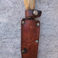 Нож с дръжка от кози крак, снимка 5 - Антикварни и старинни предмети - 44347391