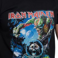 Нова мъжка тениска с дигитален печат на музикалната група IRON MAIDEN - The Final Frontier, снимка 2 - Тениски - 27870800