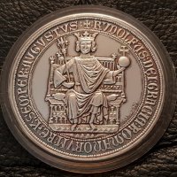 СРЕБЪРЕН 999 ‰ ПЛАКЕТ медал 1291 - 1991г. 700 години Саарбург, снимка 1 - Нумизматика и бонистика - 35109238