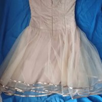 Златисто бежова рокля, снимка 5 - Сватбени рокли - 44264565