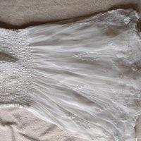 Ефектна бяла рокля дантела, снимка 8 - Рокли - 34184494