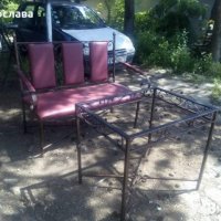 маси , пейки  и столове от ковано желязо, снимка 6 - Други - 36858297