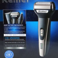 !!НОВО!! Машинка за бръснене и подстригване 3в1 kemei 6776, снимка 4 - Машинки за подстригване - 42430749