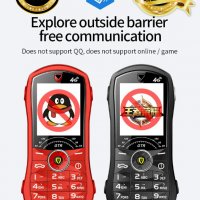 Мобилен телефон с бутони 1.8" Мини Студентски GSM с две SIM карти MP3 Луксозен малък без капаче с въ, снимка 3 - Други - 38308874