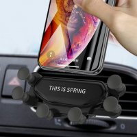 Универсална стойка за телефон за автомобил-кола-iPhone-Xiaomi-Samsung и др , снимка 1 - Аксесоари и консумативи - 30682537