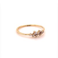 Златен дамски пръстен 0,97гр. размер:56 14кр. проба:585 модел:17624-4, снимка 3 - Пръстени - 42161324