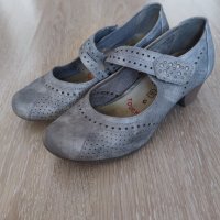 Дамски обувки от естествена кожа, тип скарпини, номер 37 , снимка 2 - Дамски ежедневни обувки - 44446874