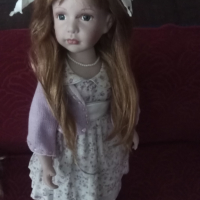 Стара Руска порцеланова кукла , снимка 5 - Кукли - 44667390