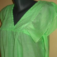 Красива блузка в ментов цвят, снимка 3 - Ризи - 30687946