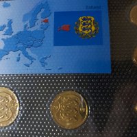Комплектен сет - Естония , 5 монети, снимка 2 - Нумизматика и бонистика - 37787932