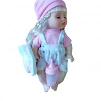 Играчка Мека гумена кукла с памперс и шише-звуци, снимка 2 - Кукли - 39529975