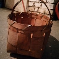 Стара плетена кошница , снимка 7 - Други стоки за дома - 38361697