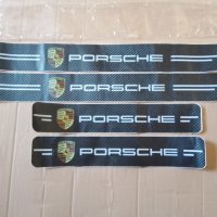 Карбонови стикери за прагове на автомобил Порше Porsche , снимка 1 - Аксесоари и консумативи - 42442416