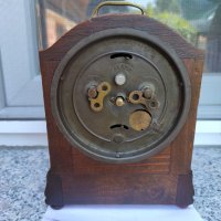 Стар Немски Механичен Настолен Часовник Юнгханс , снимка 5 - Антикварни и старинни предмети - 37900871