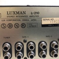 Luxman L-210 Duo Beta интегриран стерео усилвател, снимка 16 - Ресийвъри, усилватели, смесителни пултове - 29355886