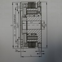 Съединител електромагнитен многодисков ELS-40 multi-plate electromagnetic clutch, снимка 12 - Резервни части за машини - 37894774