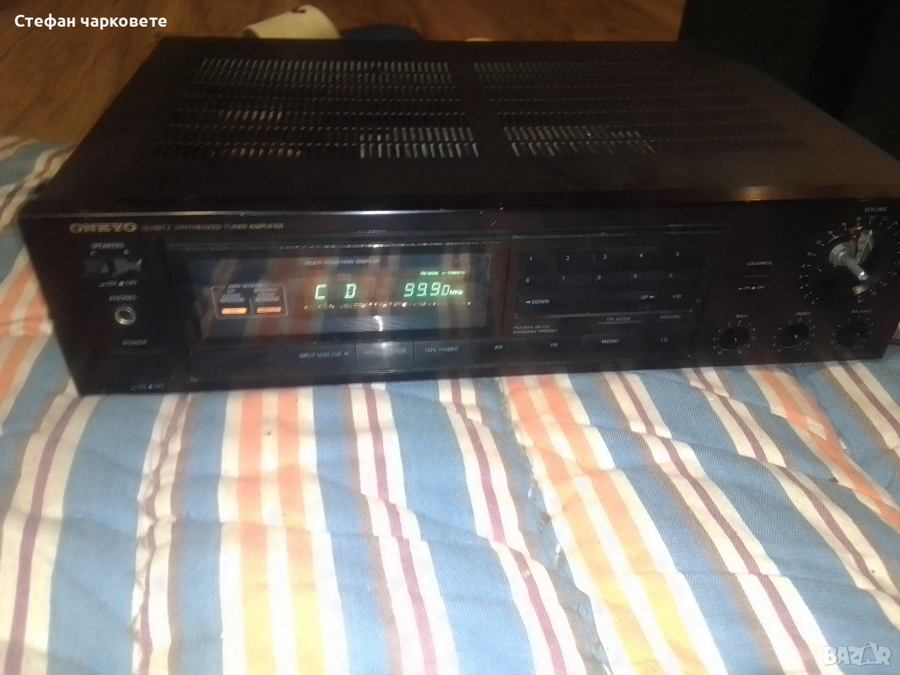 Усилвател със радио тунер ONKYO, снимка 1