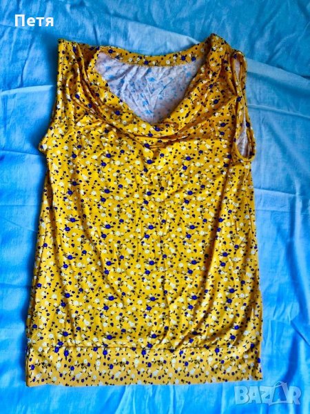 Дамски жълт потник, снимка 1