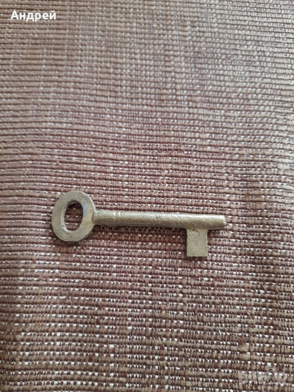 Стар метален ключ #12, снимка 1