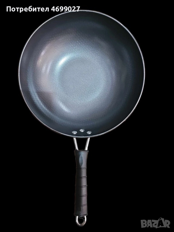 Тиган за готвене с незалепващо тефлоново покритие, 30см диаметър, снимка 1