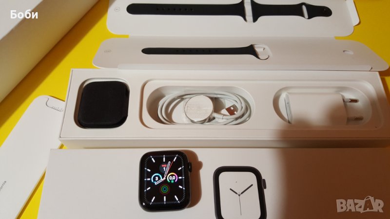 Apple Watch S4 Cellular STAINLESS STEEL 44MM (4TH GEN)-Гаранция!, снимка 1