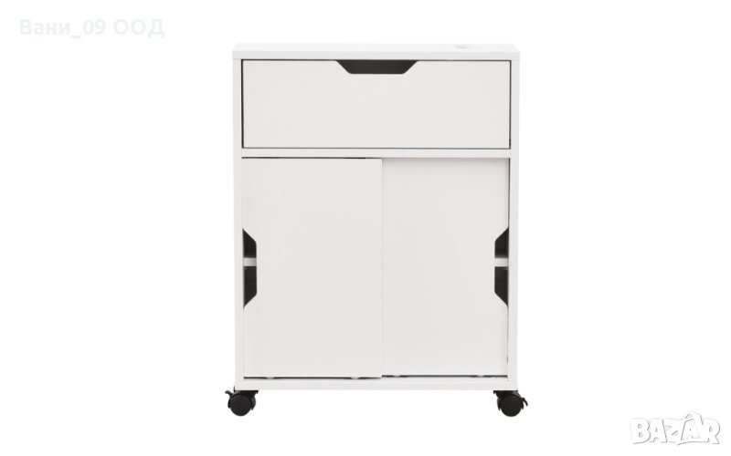 Компактен шкаф в бял цвят, снимка 1