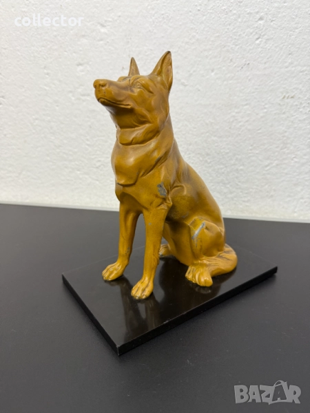 Стара метална фкулптура / фигура на куче. №7408, снимка 1