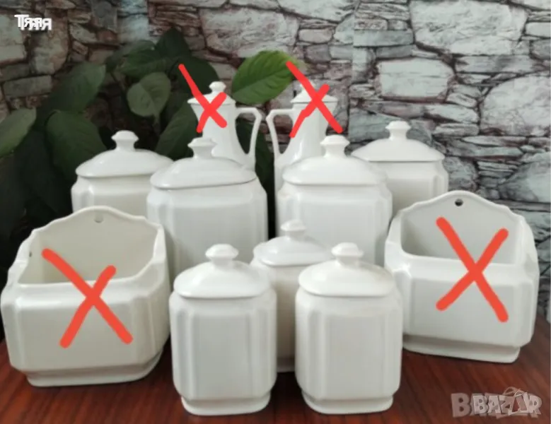 Бели буркани за подправки , снимка 1
