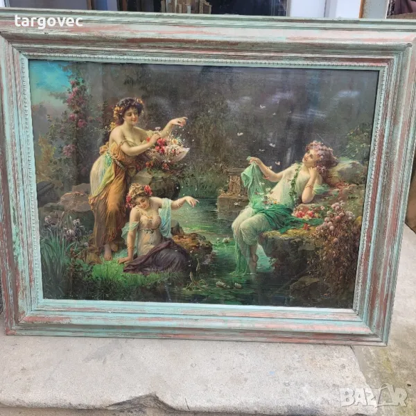 голяма цветна литография, снимка 1