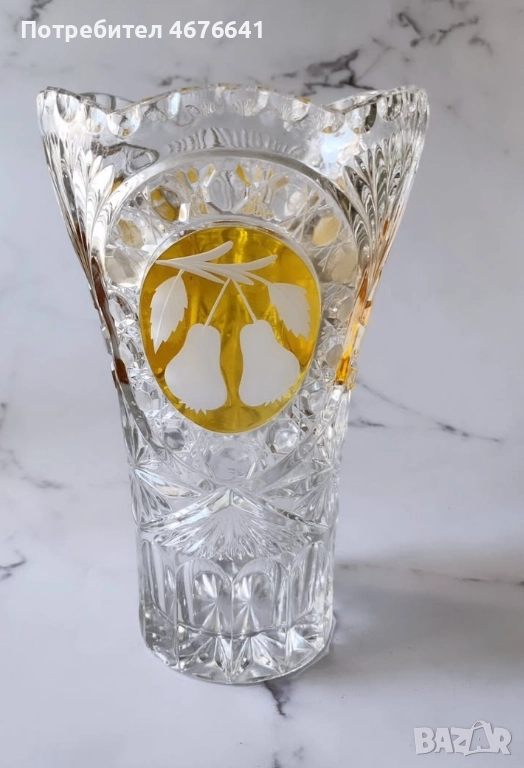 Кристална ваза, снимка 1