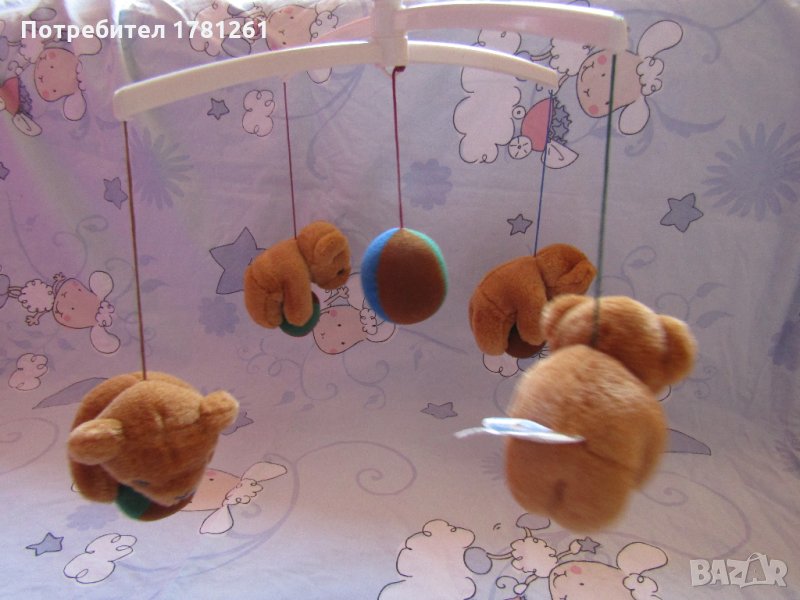 Висящи плюшени мечета за кошара, снимка 1