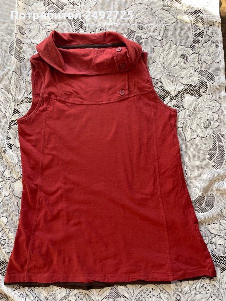 Туника поло теракота, снимка 1