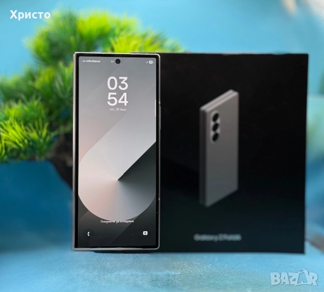 Samsung Galaxy Z Fold6, 12GB RAM, 256GB, 5G, Silver Shadow, снимка 1