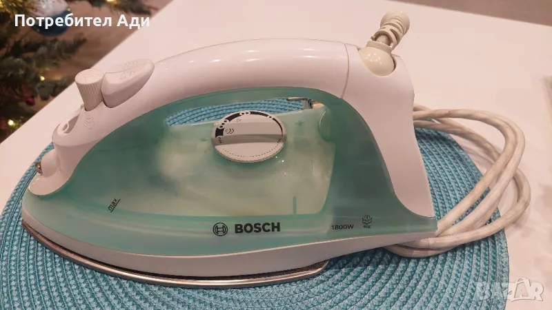 Парна ютия BOSCH 1800 W, снимка 1