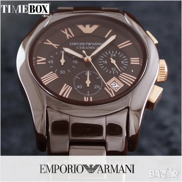 Emporio Armani AR1446 Ceramica Chronograph. Нов мъжки часовник, снимка 1