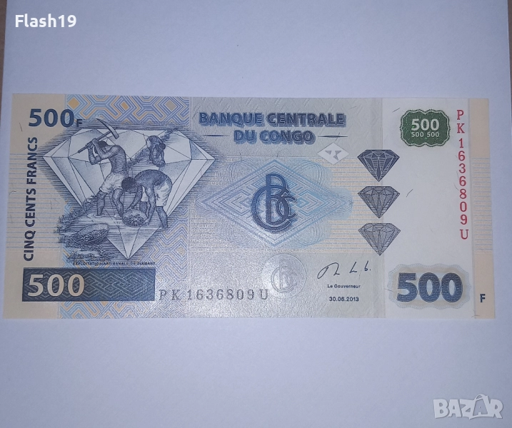 Конго 500 франка 2013 UNC, снимка 1