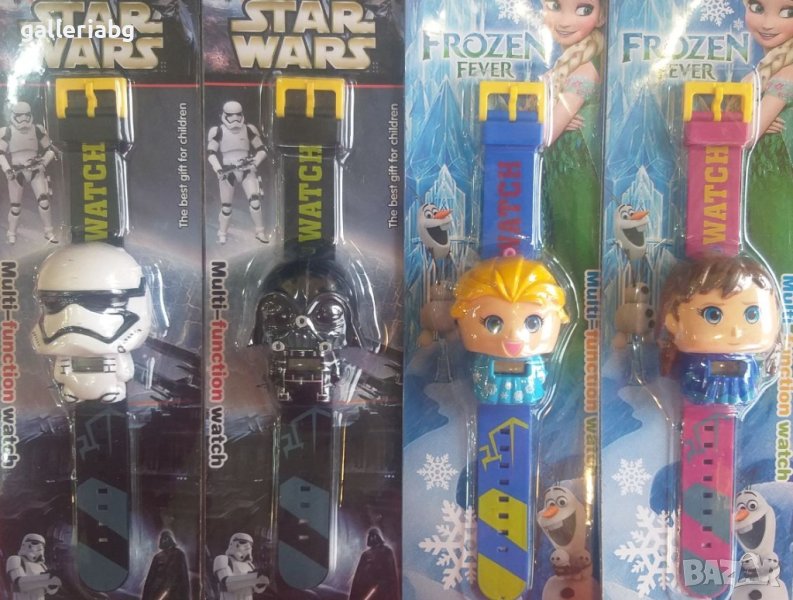 Детски часовници на Междузвездни войни и Замръзналото Кралство , снимка 1