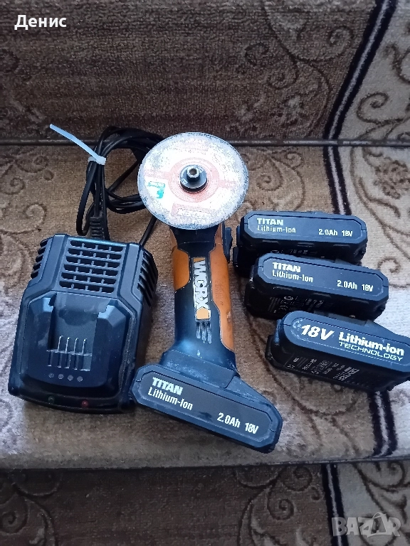 Акумулаторен мини флекс worx, снимка 1