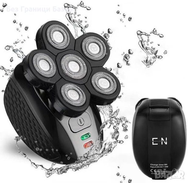 Нов Революционен Бръснач 6 Глави - Бързо Зареждане, IPX7 за мъже, снимка 1