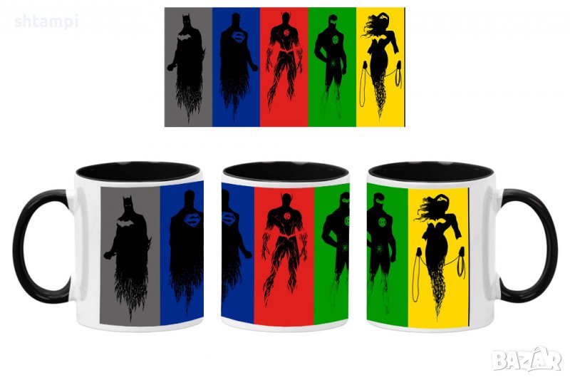 Чаша DC Justice leage 02,Керамична Чаша, Кафе Чай, Игра,Изненада,Подарък,Повод,Празник,Рожден Ден, снимка 1