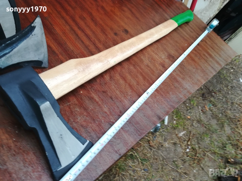 брадва с клин 2кг-дървена дръжка в два цвята 0810251736, снимка 1