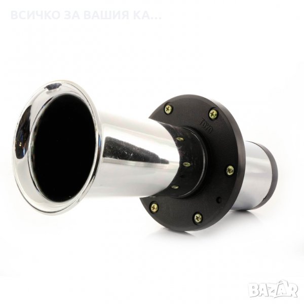 Ретро тромба сирена клаксон с компресор за автомобил 12V , TH114CH, снимка 1