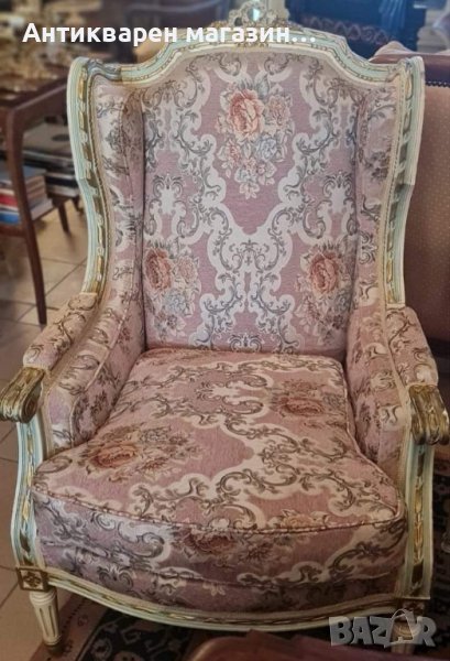 Античен комплект от две кресла-Луи XV. , снимка 1