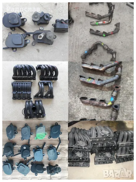 Колектори всмукателни и изпускателен и моторчета от Мерцедес, снимка 1