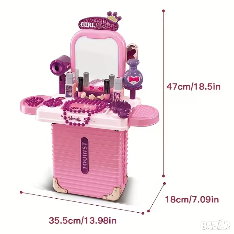 Куфар ,тоалетка за грим., снимка 1