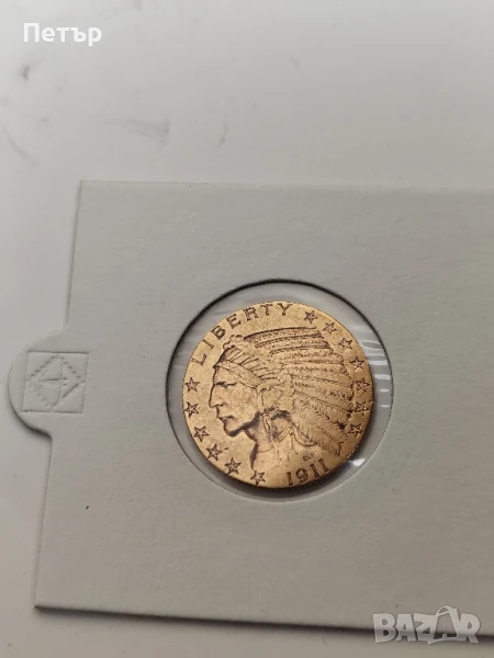 5 златни долара Индианска глава , снимка 1