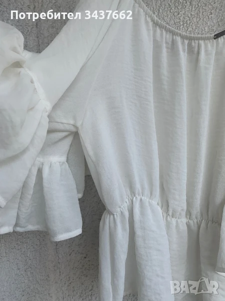 Блуза  с широки ръкави елегантна , снимка 1