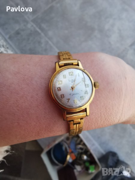  SLAVA Слава часовник от преди  40  г, снимка 1